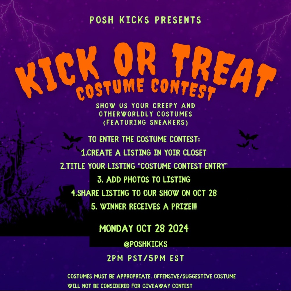 Kick or Treat Costume Contest!!